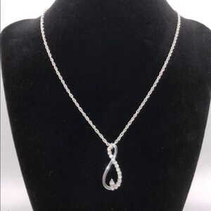 Infinity symbol costume pendant and chain